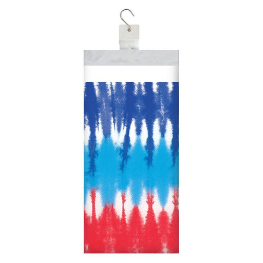 Patriotic Tie Dye Paper Tablecloth | 1ct - Zurchers