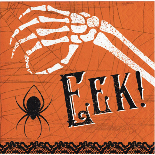 Halloween Wicked Webs EEK! Beverage Napkins | 16ct - Zurchers