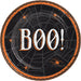 Halloween Wicked Webs Boo! Lunch Plates 7" | 8ct - Zurchers
