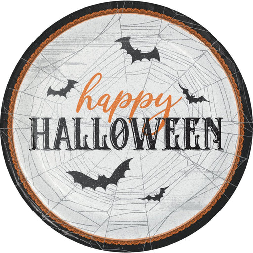 Halloween Wicked Webs Dinner Plates 9" | 8ct - Zurchers