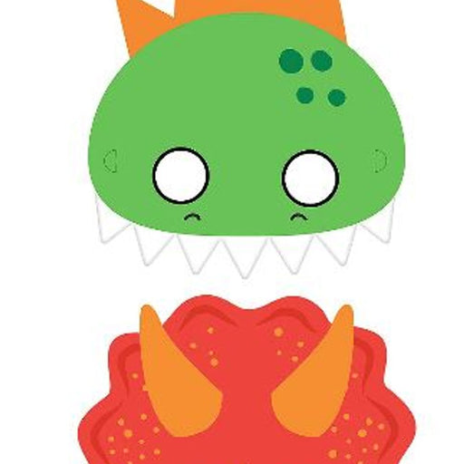 Dino - Mite Paper Masks 8pk | 1ct - Zurchers
