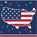 4th Of July Freedom Fireworks Beverage Napkins | 16ct - Zurchers
