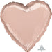 Rose Gold Satin Luxe Heart Balloon 18" | 1ct - Zurchers