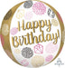 Happy Birthday Gemz Orbz Balloon 15in | 1ct - Zurchers