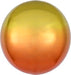 Yellow/Orange Ombre Orbz Balloon 15" | 1ct - Zurchers