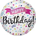Happy Birthday Sparkle Banner Mylar Balloon 18" | 1ct - Zurchers