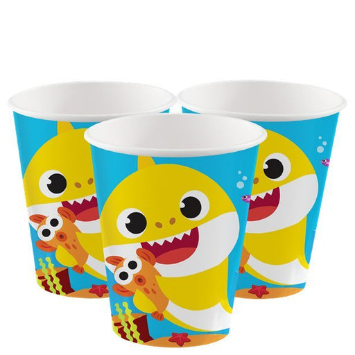 Baby Shark Paper Cups 9oz | 8ct - Zurchers