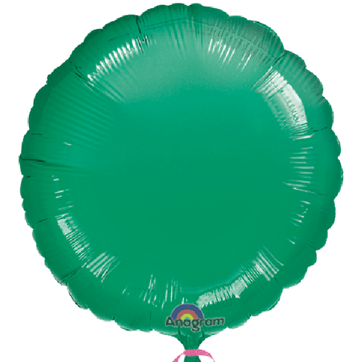 Round Green 18" Mylar Balloon | 1ct.