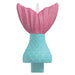 Mermaid's Tail Shaped Candle 4" x 3" | 1 ct - Zurchers