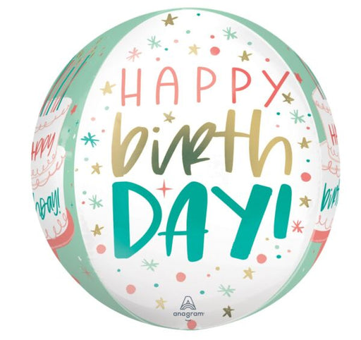 Happy Cake Day Orbz Balloon 16" | 1ct - Zurchers