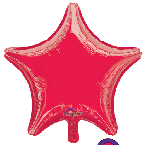 Red Star 18" Mylar Balloon | 1ct.