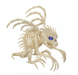 10in Skeleton Gargoyle Light Up Eyes | 1ct - Zurchers