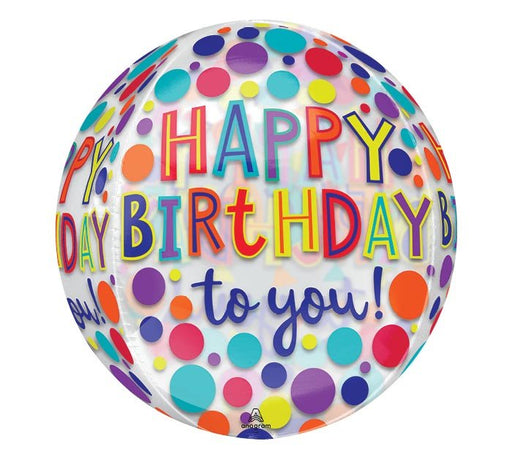 Happy Birthday To You Jewel Tones Orbz 15" | 1ct - Zurchers