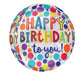 Happy Birthday To You Jewel Tones Orbz 15" | 1ct - Zurchers