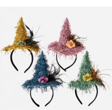 Shaggy Witch Hat Headband Fabric Assorted colors | 1 ct - Zurchers