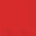 Red paper napkin with embossed border texture, displayed flat against a white background.