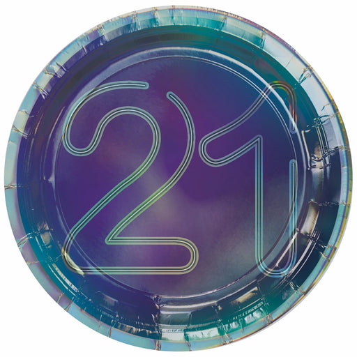 Finally 21 7" Paper Plates 8pk | 1 ct - Zurchers