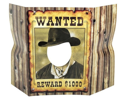 Western Wanted Poster Photo Prop | 1ct - Zurchers