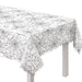 Halloween Spider Web Night Clear Plastic Table Cover | 1ct - Zurchers