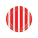 Carnival Striped Red & White 9" Paper Plates 8pk | 1ct - Zurchers