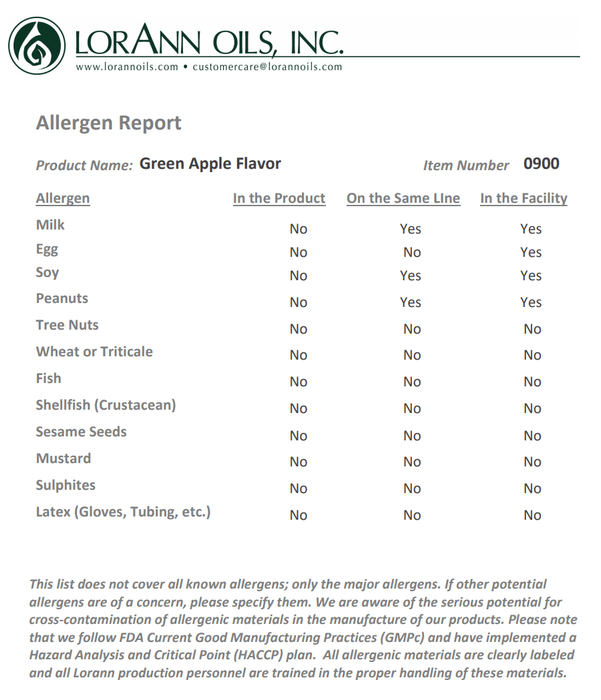 LorAnn Green Apple Flavor 1 dram | 2ct - Zurchers