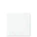 Plain white square paper napkin with a subtle embossed border pattern, displayed on a white background.