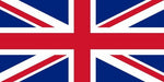 Rectangular flag featuring a dark blue background with a red cross outlined in white, overlaid by a red diagonal cross also outlined in white, forming a layered design of intersecting crosses.
