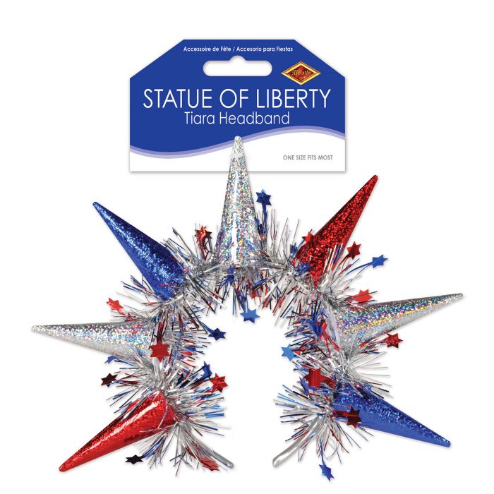 Patriotic Statue of Liberty Tiara Headband | 1ct - Zurchers