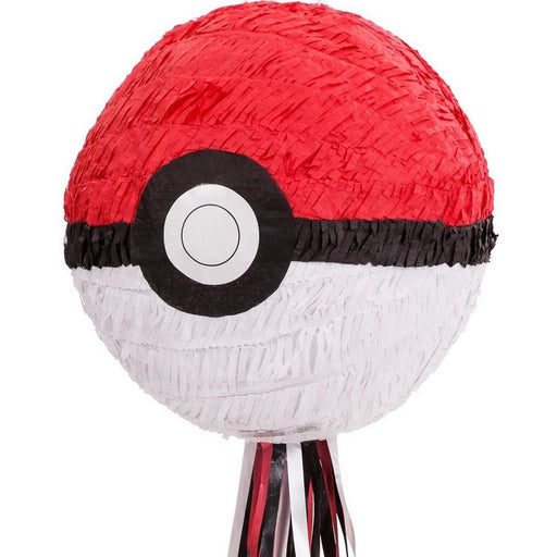 Pokémon Poké Ball Pull String Pinata 10 3/4" | 1ct - Zurchers