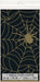 Halloween Black & Gold Spider Web Plastic Table Cover 84" x 54" | 1 ct - Zurchers