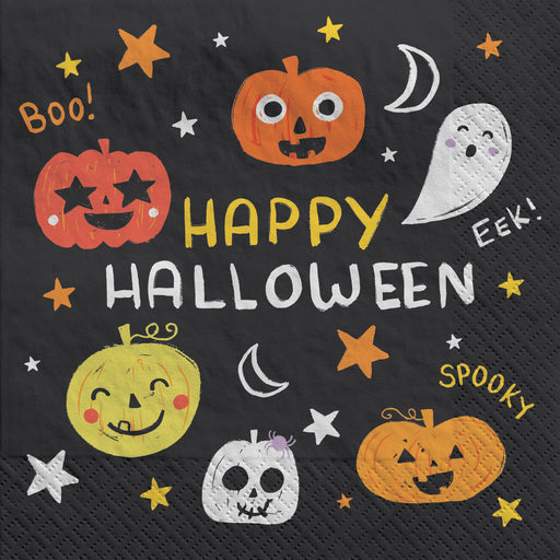 Halloween Spooky Friends Halloween Lunch Napkins, 6.5in | 100ct - Zurchers