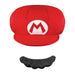 Super Mario Mario Childs Hat and Mustache | 1 ct - Zurchers