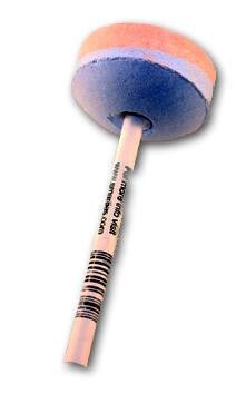 Large round Smarties Mega Lollipop with layered compressed candy in pastel pink, white, and purple – mounted on a white stick with barcode and printed Smarties branding – oversized sweet treat perfect for party favors, candy displays, and novelty gift bags.
