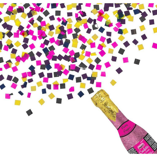 Glitter Pink Champagne Confetti Party Popper | 1ct - Zurchers