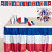 Patriotic Pleated Table Skirting | 1 ct - Zurchers