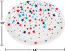Lots of Stars Plastic Oval Tray | 1ct - Zurchers