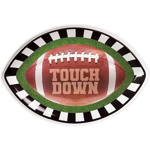Go Fight Win Football Melamine Oval Platter 17.25" | 1 ct - Zurchers