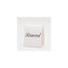 White tent-style place card with the word 'Reserved' printed in elegant black script on the front. Commonly used for marking reserved seating at events such as weddings, banquets, and formal gatherings.