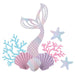 Iridescent Shimmering Mermaids Seashell Wall Decorating Kit | 9pc - Zurchers