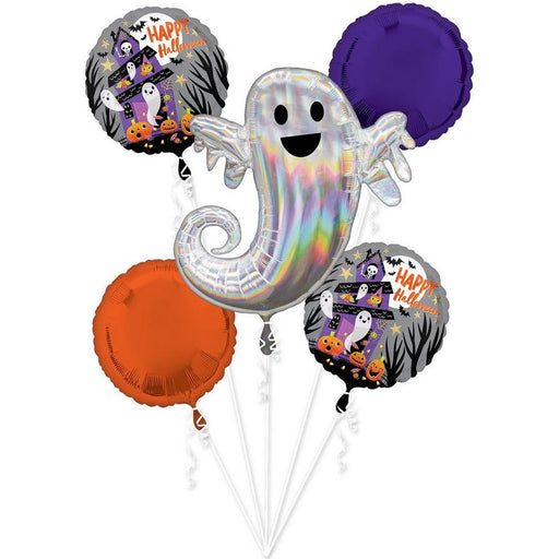 Haunted House Halloween Foil Balloon Bouquet | 5 pcs - Zurchers