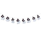 HALLOWEEN GHOST GARLAND WITH WITCH HATS 34" | 1ct - Zurchers