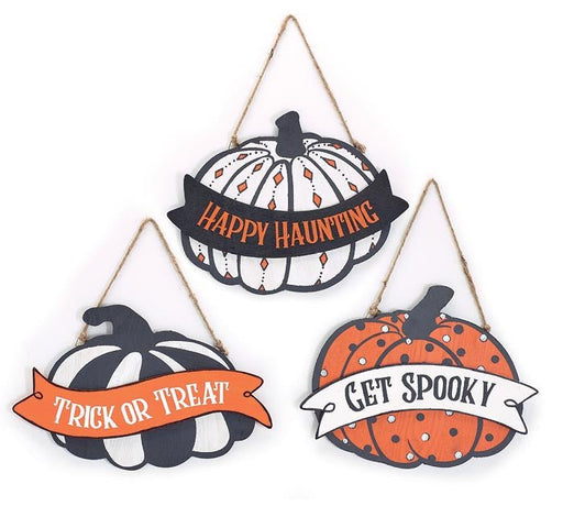 Colorful Message Hanging Pumpkin | 1 ct - Zurchers