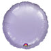 Round lilac foil balloon with a shiny, smooth surface, featuring the Anagram logo at the bottom.