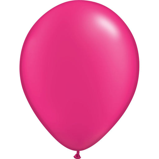 Pearl Fushia, 11" Latex Single Balloon | Does Not Include Helium - Zurchers