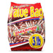 A large 3 lb value bag of Smarties candy rolls in red packaging with bold yellow and white lettering.