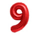 Red Jumbo Number Balloons 34" - Zurchers