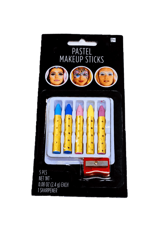 Pastel Makeup Sticks W/Sharpener | 6pcs - Zurchers