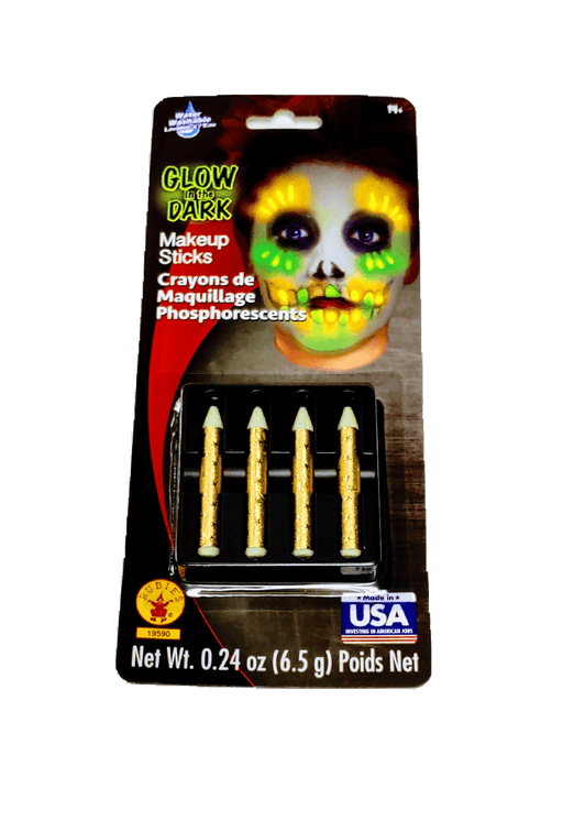 Glow In The Dark Makeup Sticks | 4pcs - Zurchers