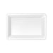 White Plastic Rectangular Tray 9"x14.2" | 1 ct - Zurchers