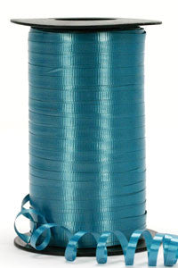 Teal Curling Ribbon